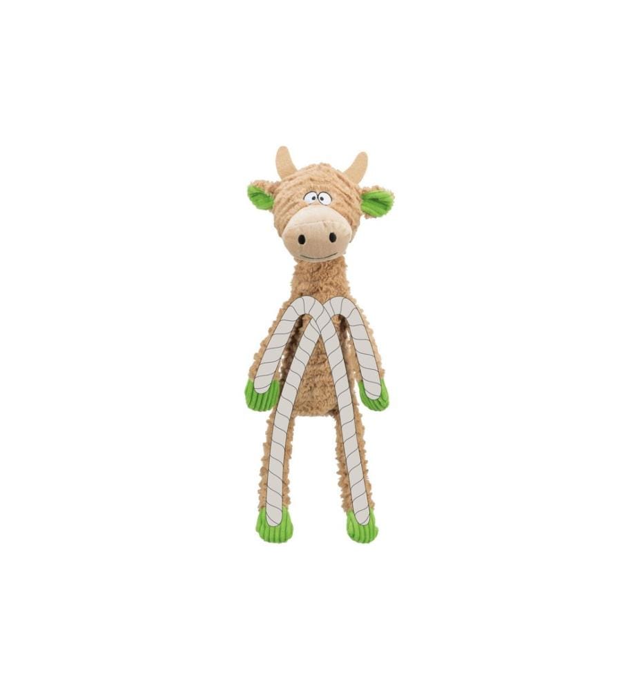 TRIXIE - Hunde-Spielzeug Kuh, 50 cm, Beige