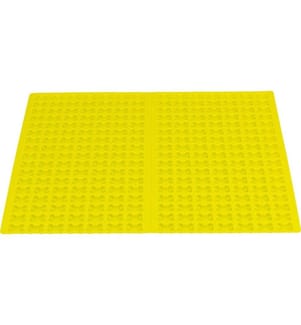 TRIXIE - Tapis de cuisson avec os, silicone, 38 × 28 cm, jaune