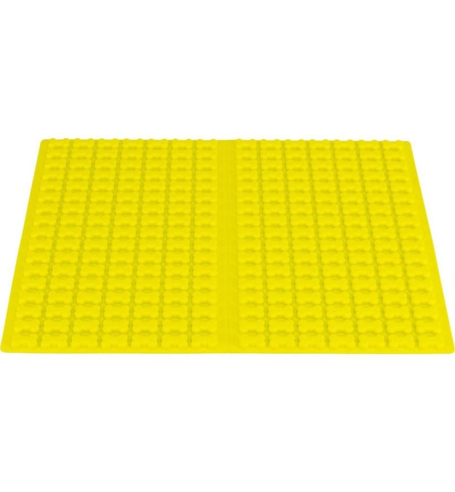 TRIXIE - Tapis de cuisson avec os, silicone, 38 × 28 cm, jaune