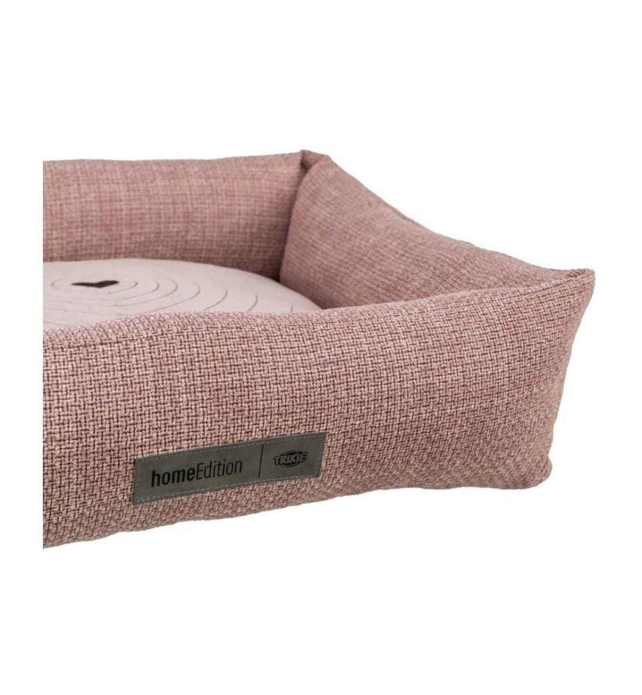 TRIXIE - Hunde-Bett Viviana, 80 cm x 60 cm, Altrosa