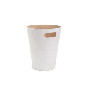 UMBRA - Corbeille à papier Woodrow 7,5 l, blanc