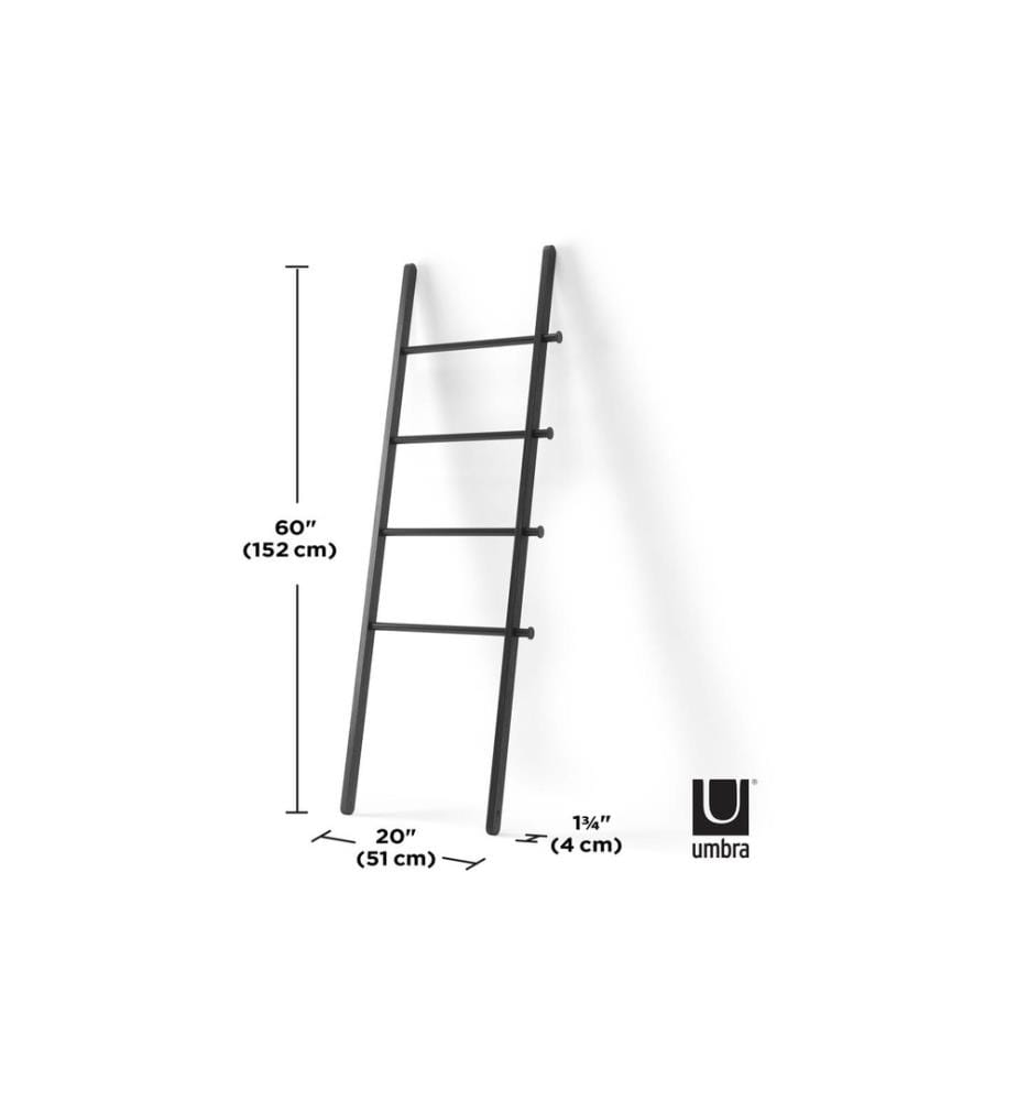 UMBRA - Porte-manteau Leana 152 cm, Noir