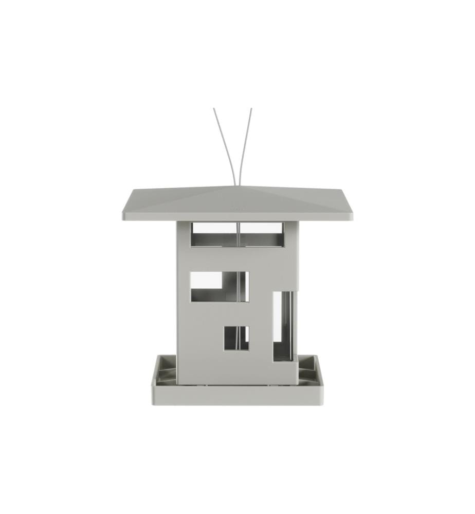 UMBRA - Distributeur de nourriture Bird Cafe Gris