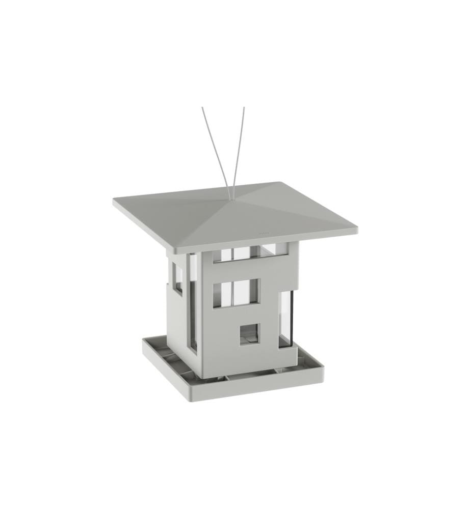 UMBRA - Distributeur de nourriture Bird Cafe Gris
