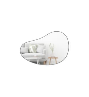 UMBRA - Miroir Hubba Pebble 61 x 91 cm, noir
