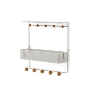 UMBRA - Wandgarderobe Estique 10 Haken, Weiss