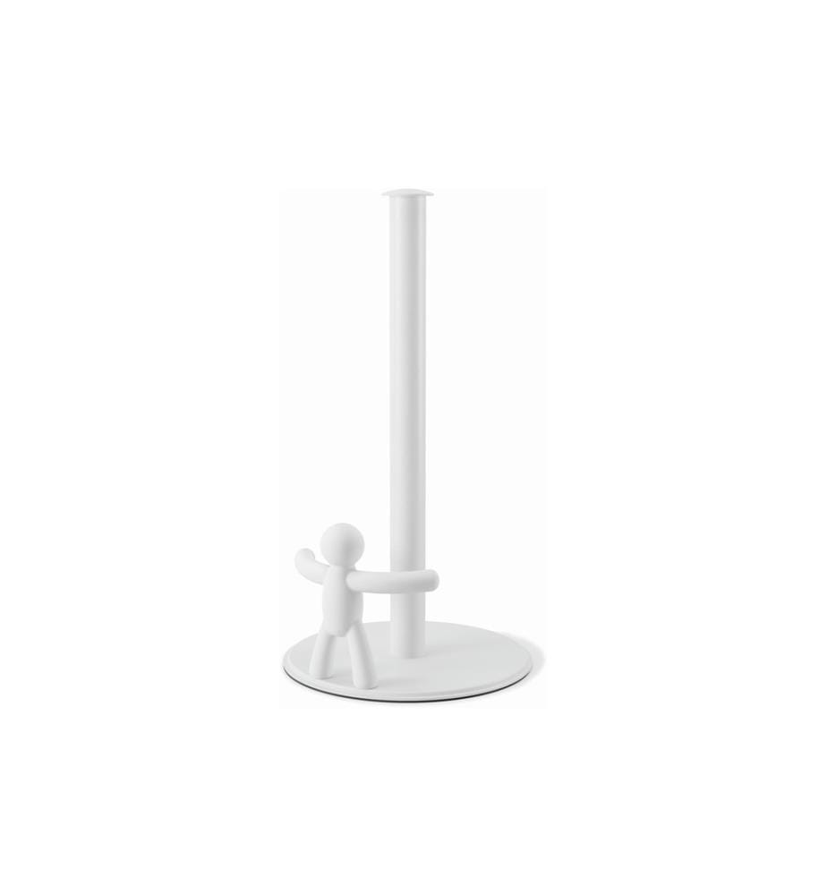 UMBRA - Porte-rouleau essuie-tout Buddy Blanc