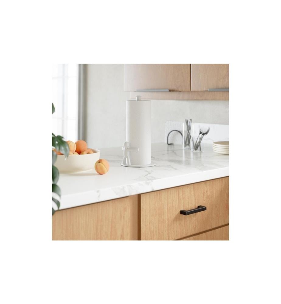 UMBRA - Porte-rouleau essuie-tout Buddy Blanc