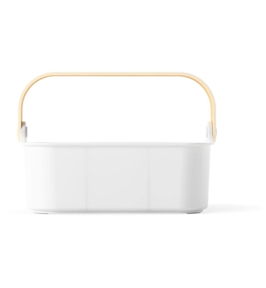 UMBRA - Aufbewahrungsbox Bellwood 28 x 13 cm, Nature/Weiss