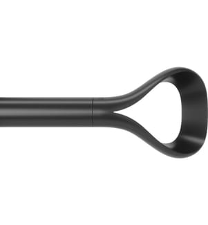 UMBRA - Tringle de rideau Loop 107-306 cm, Noir