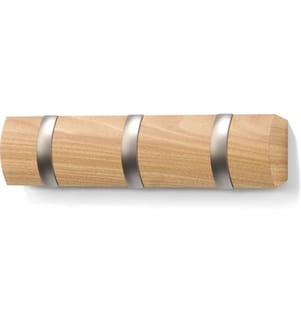 UMBRA - Wandgarderobe Flip 30 x 6 x 3 cm, Nature