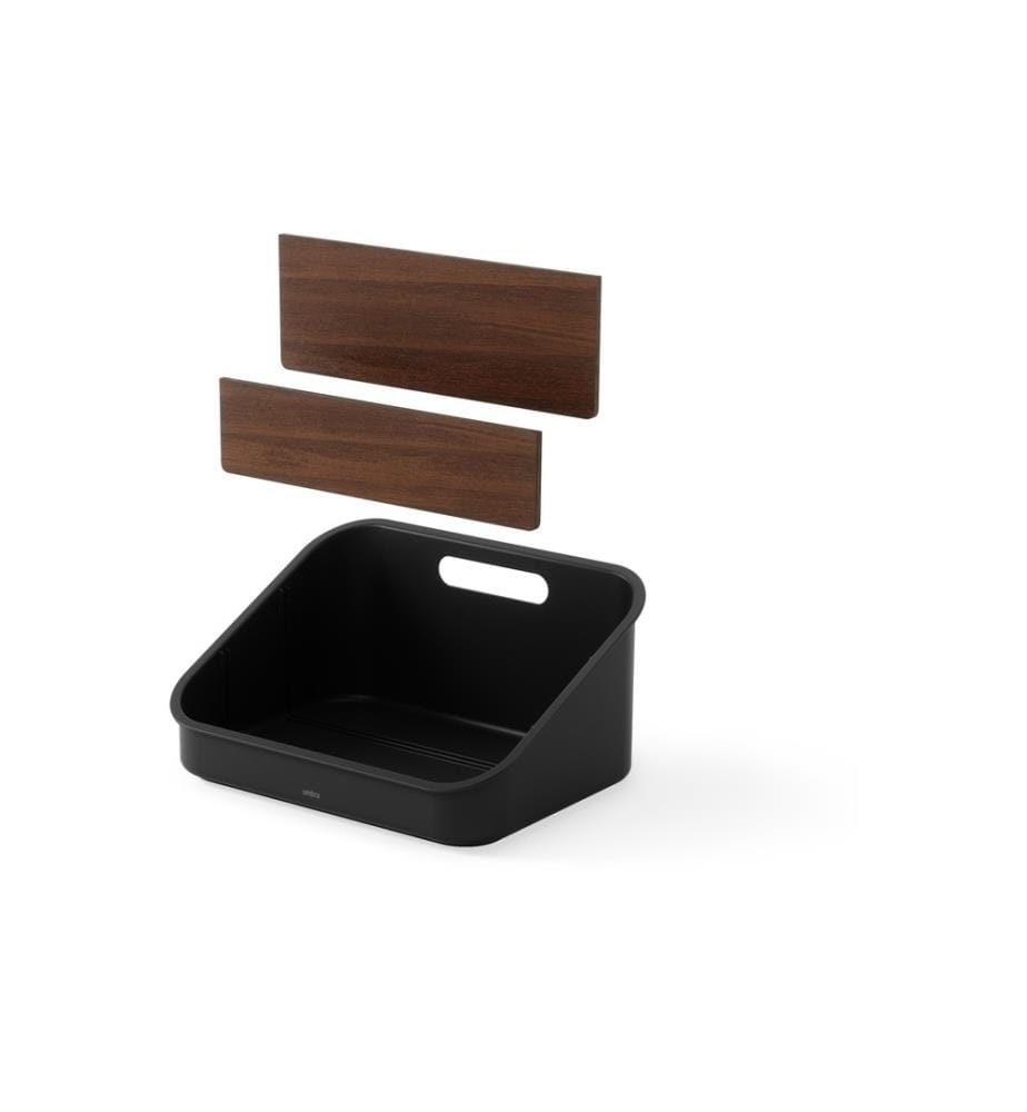 UMBRA - Aufbewahrungsbox Bellwood 27 x 20 x 13 cm, Braun/Schwarz