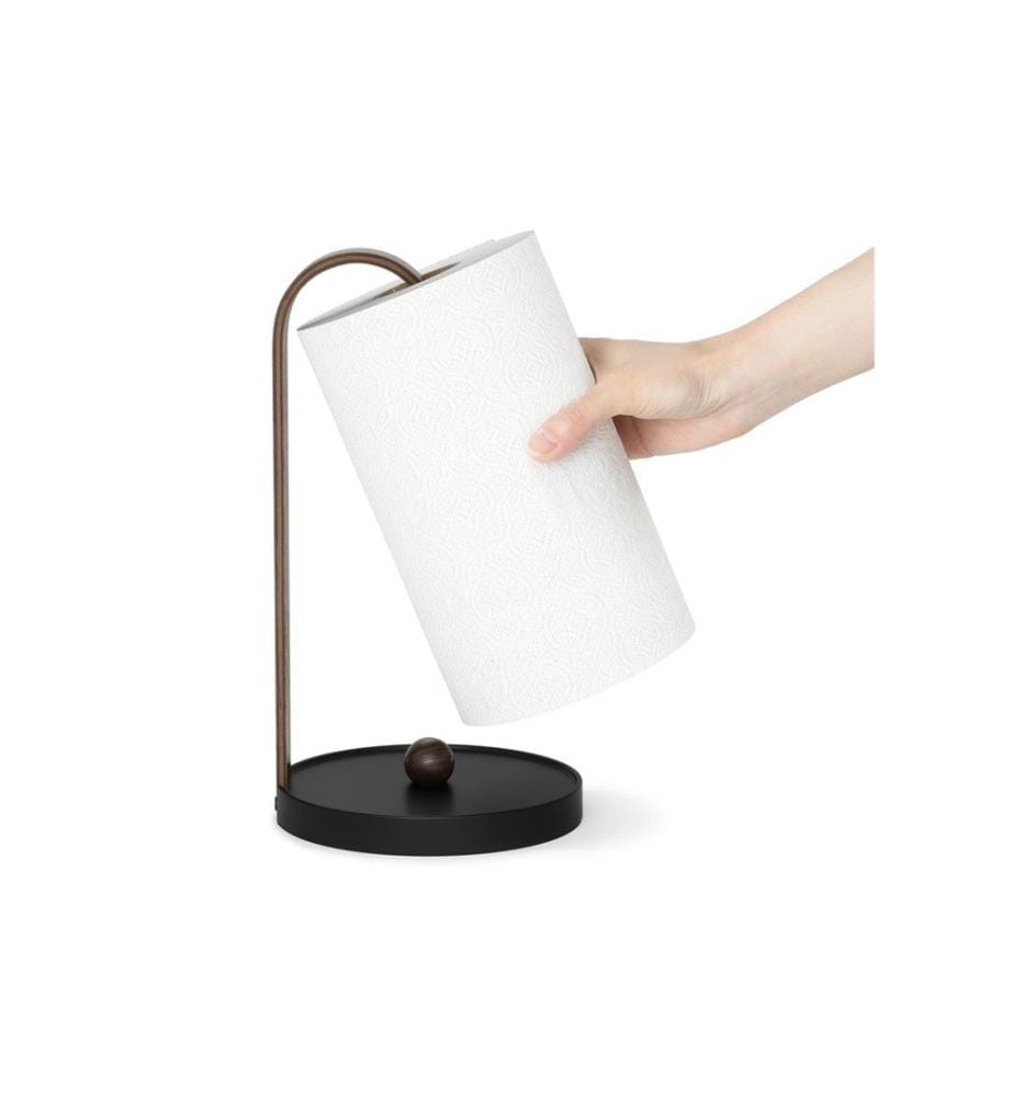 UMBRA - Porte-rouleau essuie-tout Bellwood Brun/Noir
