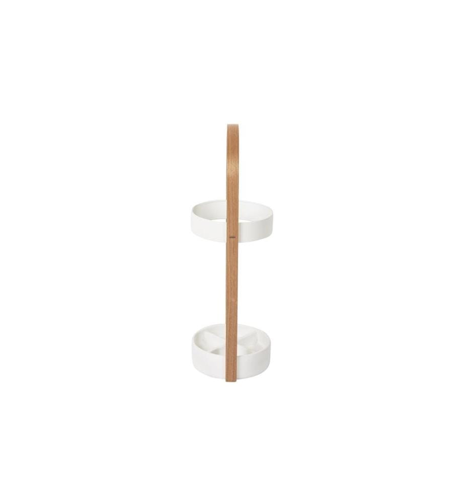 UMBRA - Pied de parasol Hub Blanc/nature
