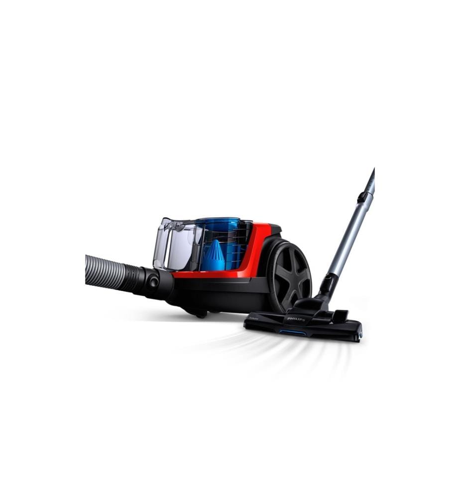 PHILIPS - Bodenstaubsauger PowerPro Compact Rot