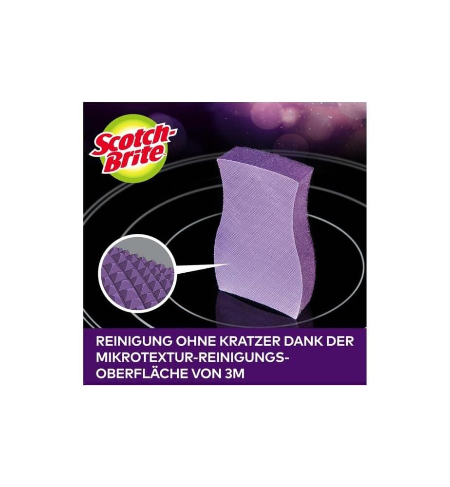 Scotch-Brite - Éponge Vitrocéramique Scotch-Brite - 1 Pièce/s