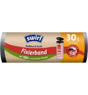 SWIRL - Sacs poubelle avec cordon de serrage élastique 30 l, 10 Pièce/s