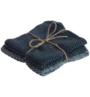 PICHLER - Torchon à vaisselle Lola 2 Pièce/s, Gris foncé
