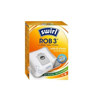 SWIRL - Staubfilterbeutel ROB 3 EcoPor 4 Stück