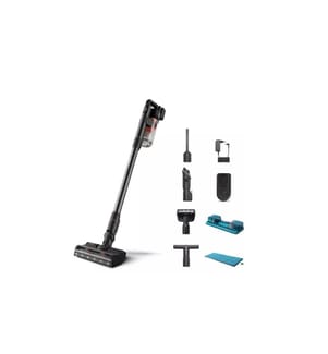 PHILIPS - Akku-Hand- und Stielsauger XC7055 Rot/Schwarz