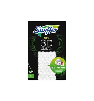 SWIFFER - Lingette 3D Clean 14 Pièce/s