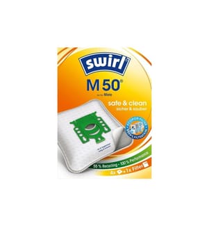 SWIRL - Staubfilterbeutel M 50 4 Stück