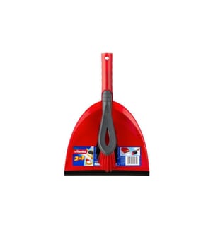 Vileda - Garniture de balayage 2 en 1 Rouge/Noir
