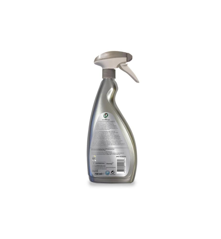 DIVERSEY PRO - Formula Cif Professional Acier inoxydable et verre 0.75 l