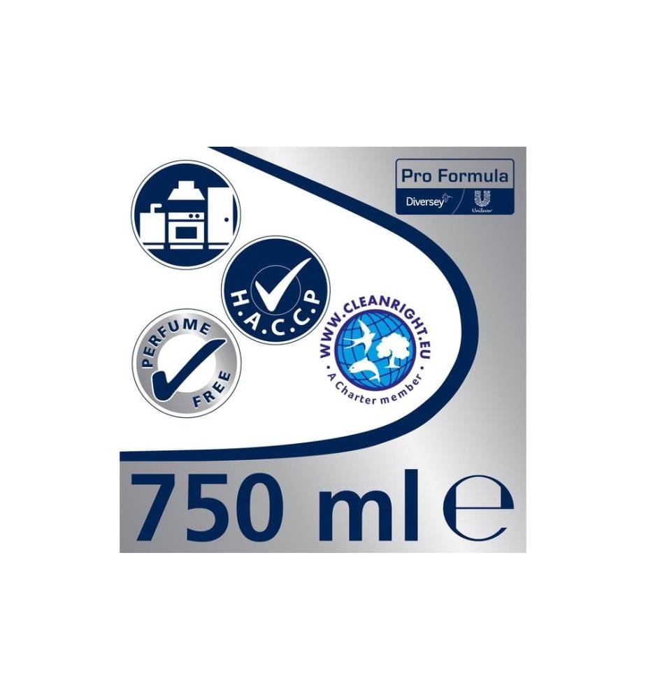 DIVERSEY PRO - Formula Cif Professional Acier inoxydable et verre 0.75 l