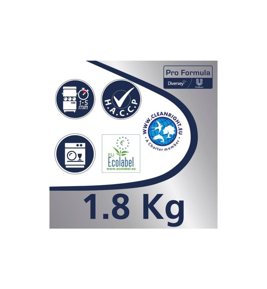 DIVERSEY PRO - Formula Détergent pour lave-vaisselle All in 1 Eco Tablets 100 pièces