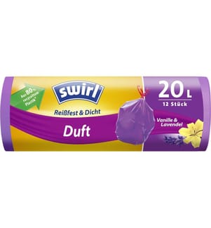 SWIRL - Sacs poubelle Parfum lavande-vanille 20 l, 12 Pièce/s