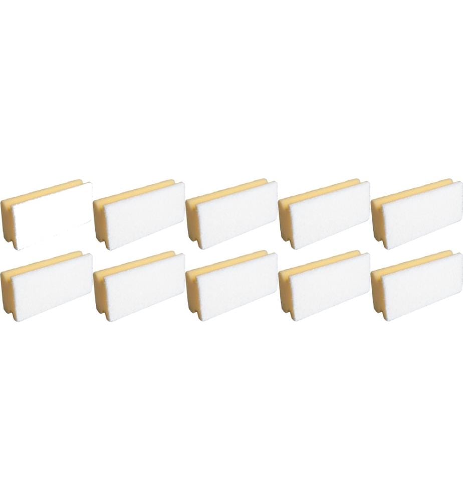 EDI BAUR - Éponge Basic 10 Pièce/s, jaune/blanc
