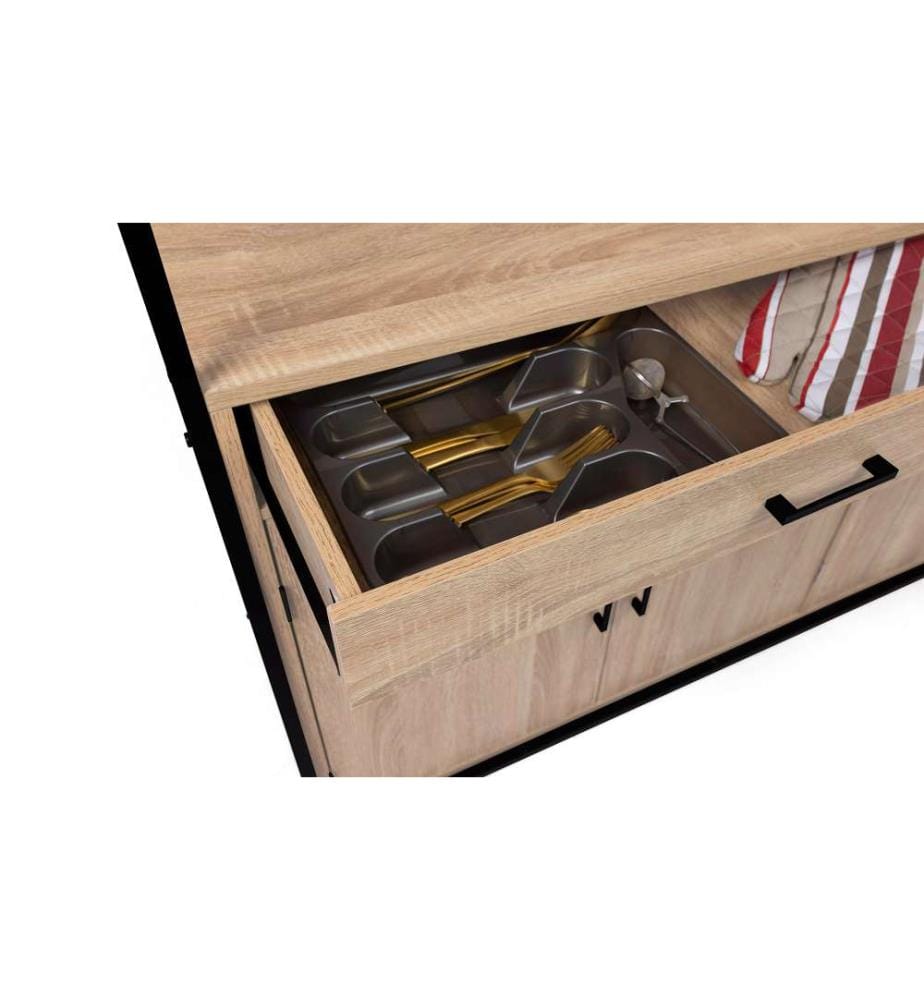 Idomya Memphis Cupboard - 120 x 176 cm | DeinDeal