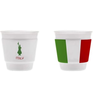 BIALETTI - Espressotasse Italia 60 ml, 1 Stück, Weiss
