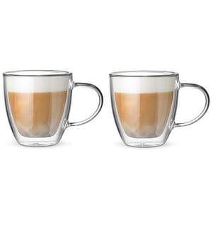 BIALETTI - Cappuccinotasse Capri 160 ml, 1 Stück, Transparent