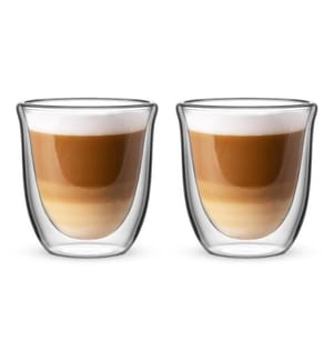 BIALETTI - Cappuccino Becher Firenze 200 ml, 1 Stück, Transparent