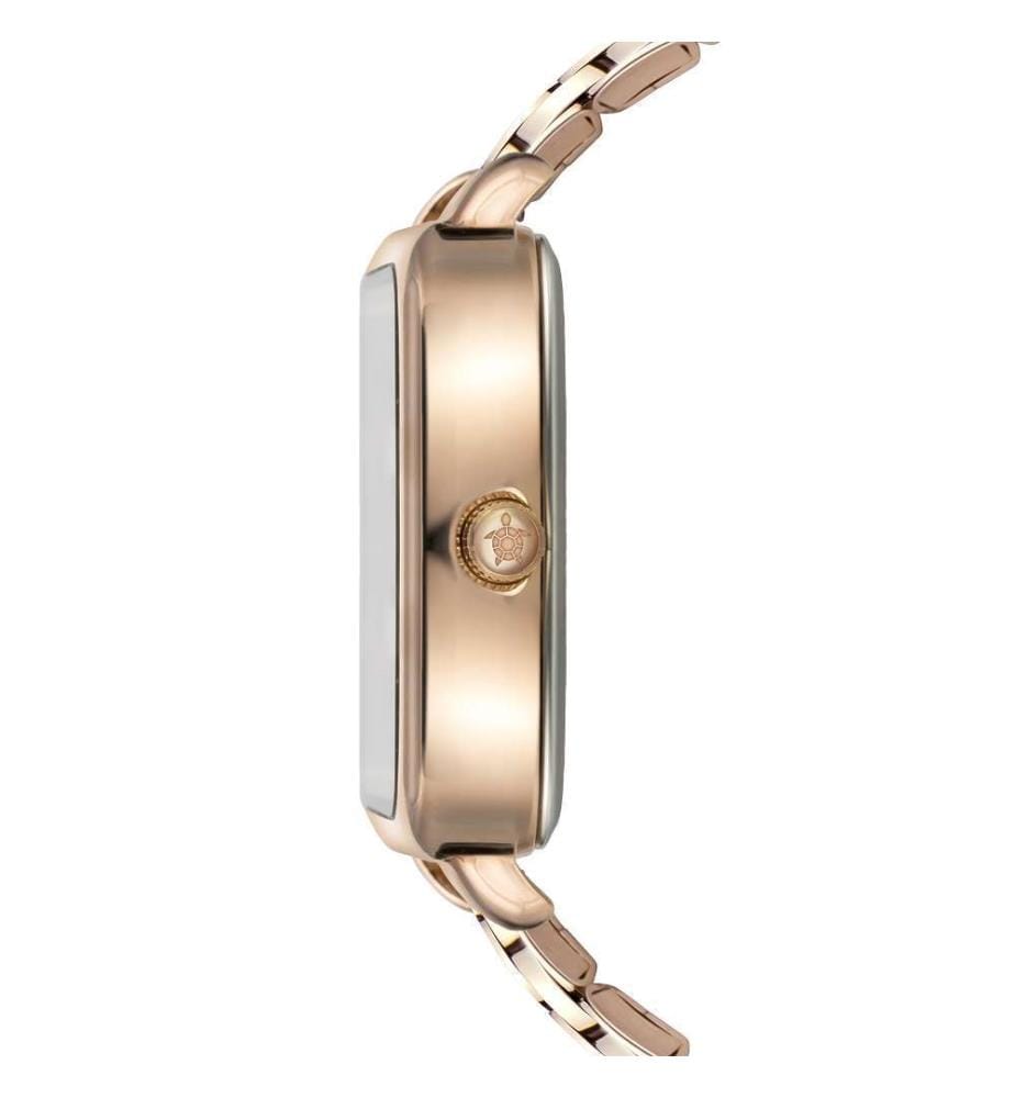 Montre Night Plaza, 28 mm - Black Sunray & Rose Gold