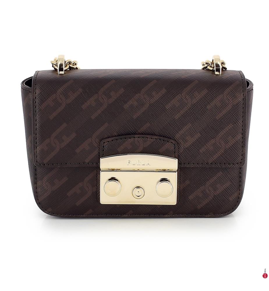 Mini-Schultertasche Métropolis - Braun