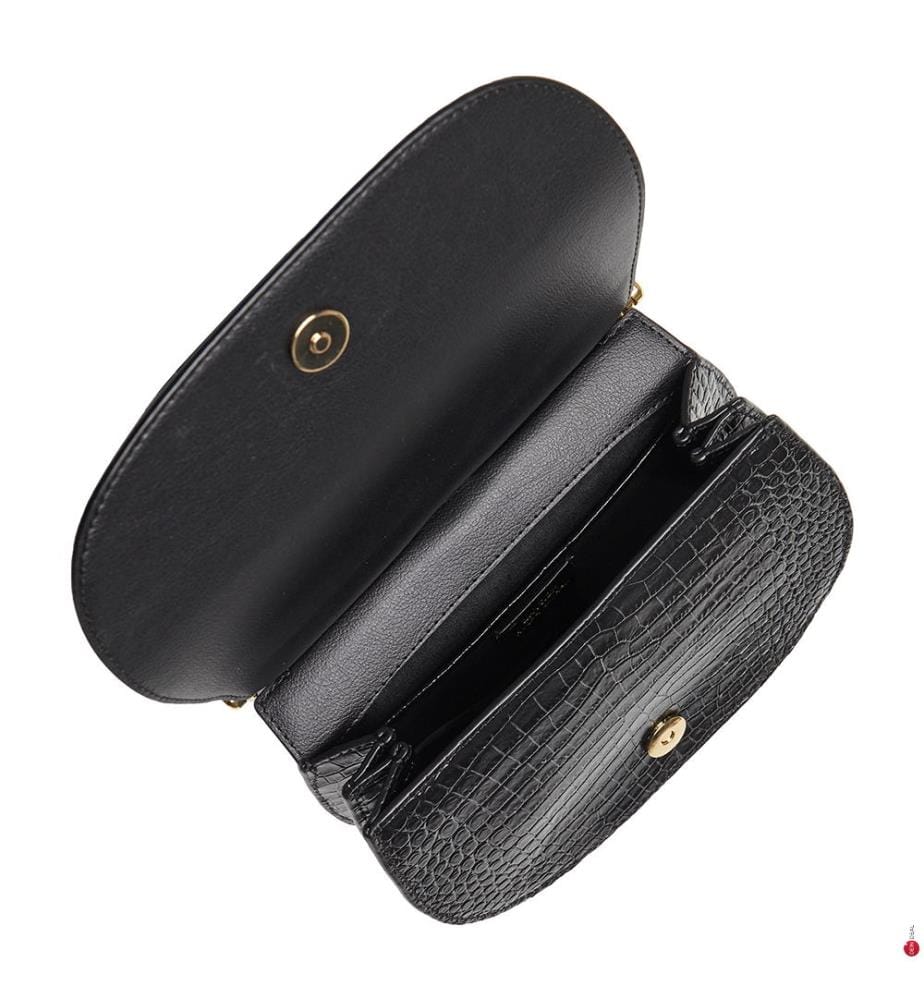 Sac à Main en Cuir Mason 20 Mini - Noir