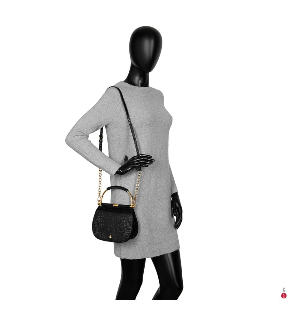 Sac à Main en Cuir Mason 20 Mini - Noir