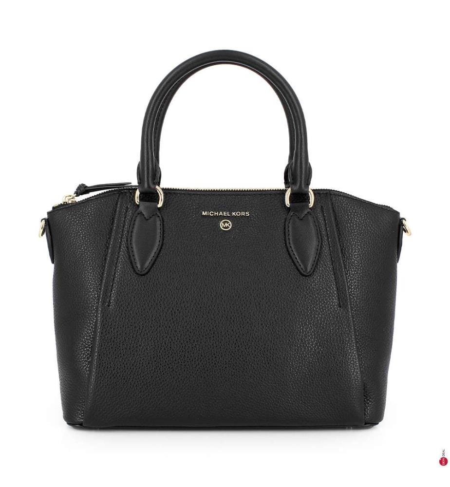 Sac à Main en Cuir Grainé Sienna Medium - Noir