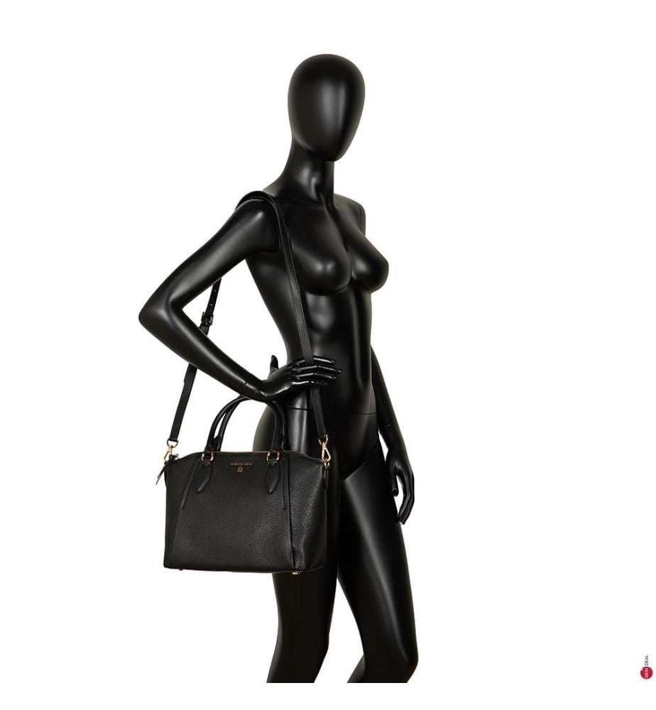 Sac à Main en Cuir Grainé Sienna Medium - Noir