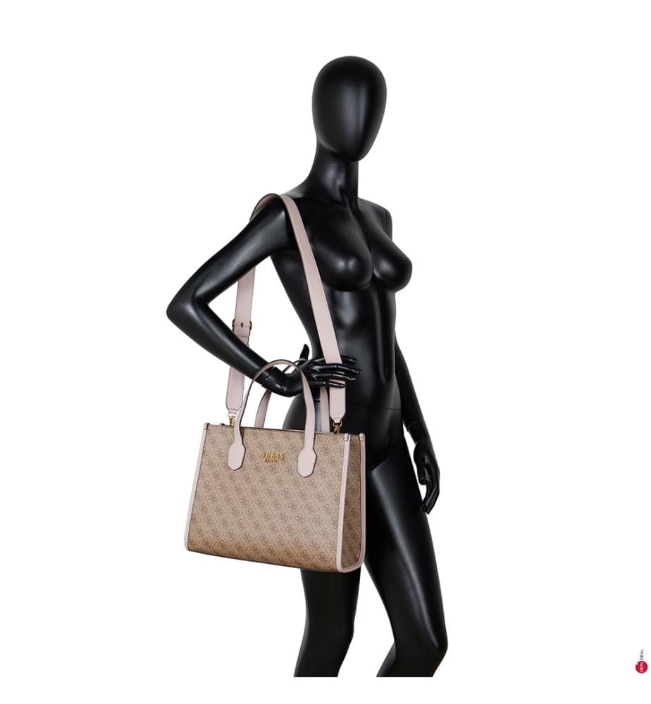 Handtasche Silvana Small - Hellbraun und Hellrosa