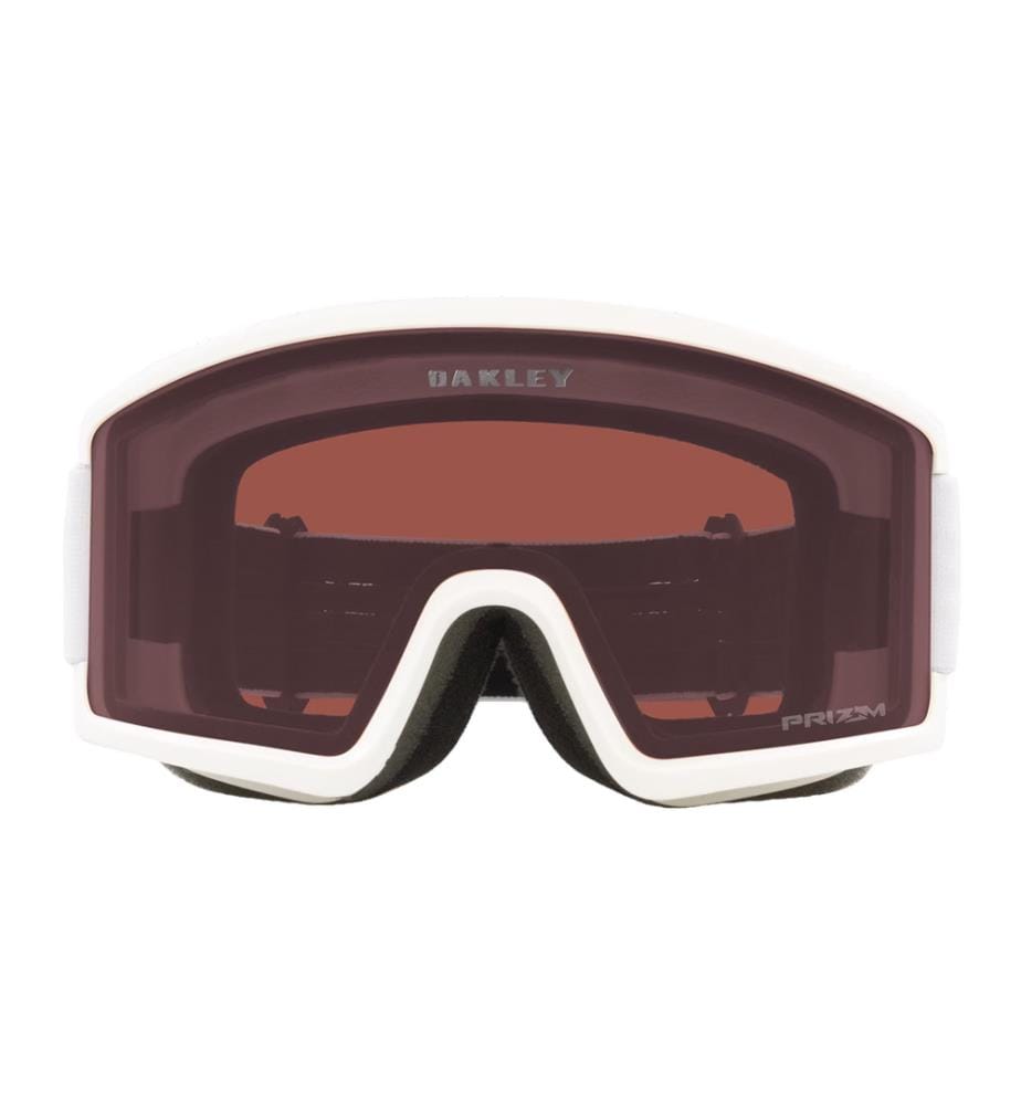 Masque Target Line L Prizm Snow Dark Grey - Blanc