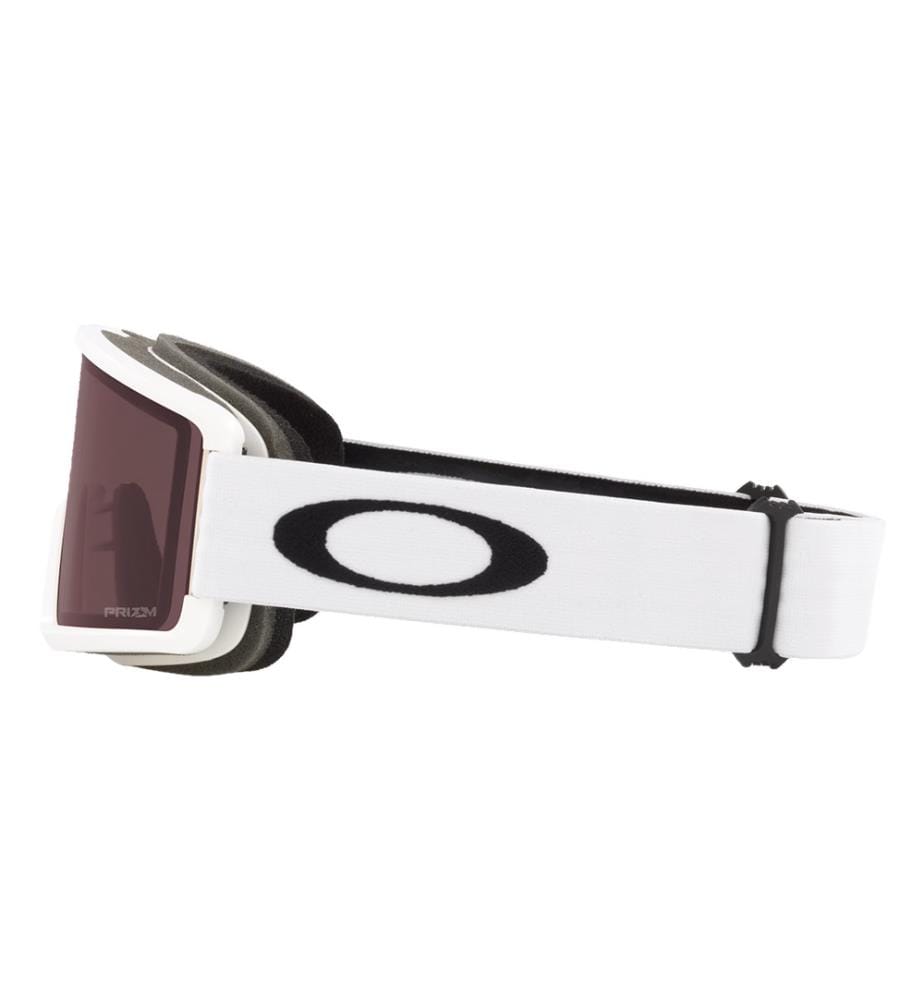 Masque Target Line L Prizm Snow Dark Grey - Blanc