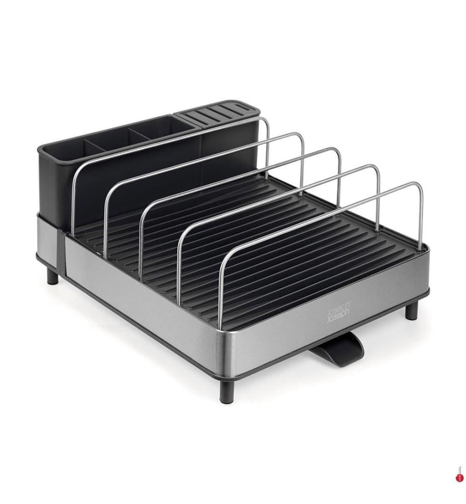 Égouttoir à vaisselle extensible en acier inoxydable Extend™ Max - Gris