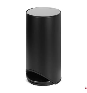 30l Black Matte Arc™ Easy-Push Bin - Black