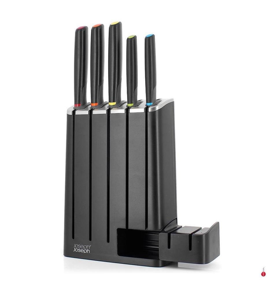 Set de Couteaux de Cuisine Slimblock 5 Pièces Elevate - Noir