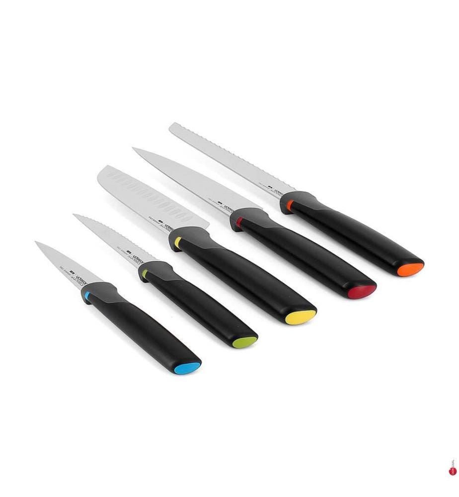 Set de Couteaux de Cuisine Slimblock 5 Pièces Elevate - Noir