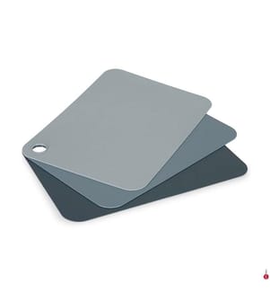 Set de 3 Planches à Découper Pop 24 x 34 cm - Gris